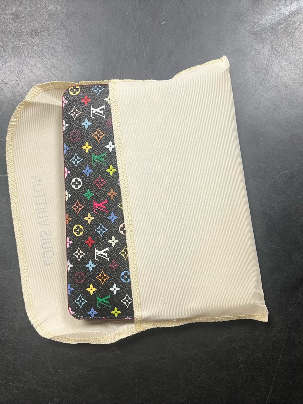 Louis Vuitton Monogram Multicolor Zip-Around Wallet, Black, Zipper Logo Women - Picture 6 of 6